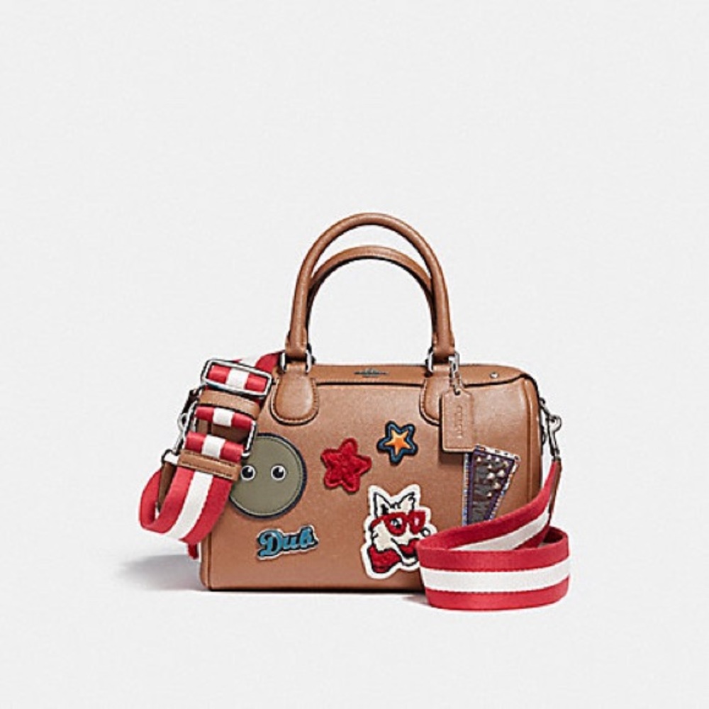 Coach Mini Bennett Satchel in Crossgrain Leather